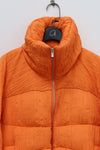 CHENPENG Orange Pleated Puffer Jacket CP20AWJ015